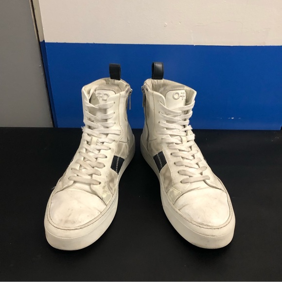 OTD On This Day men’s High Top Zip combat boot sneakers 8.5 - Picture 2 of 10
